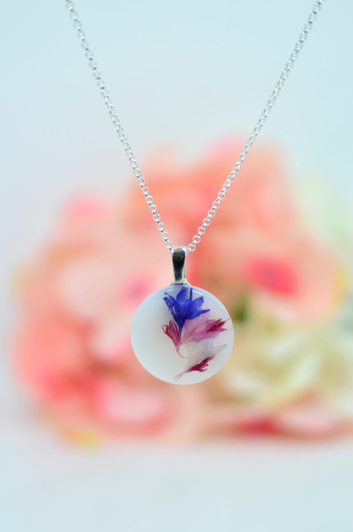 Collier rond mi-fleur