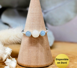 bague trio aventurine