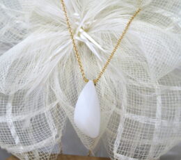 Collier doré diamant